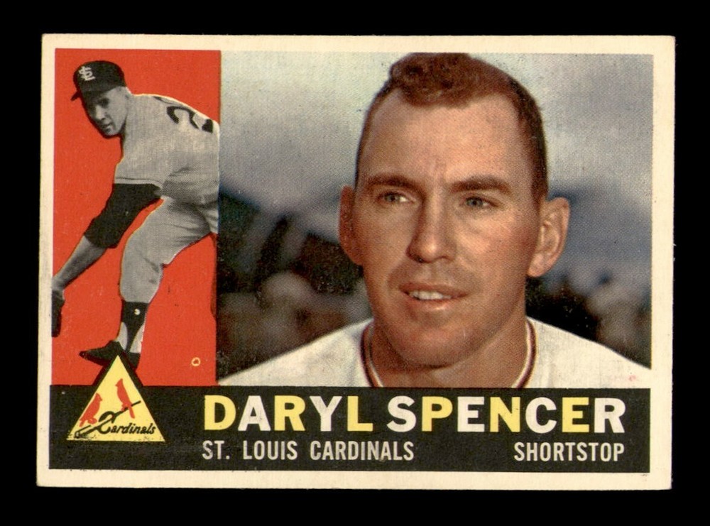 1960 Topps #368 Daryl Spencer NM-MT Baseball Card OBGcards