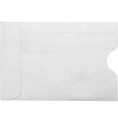 Credit Card Sleeve (2 3/8 x 3 1/2) - 24lb. White (250 Qty.) | Perfect for The-image