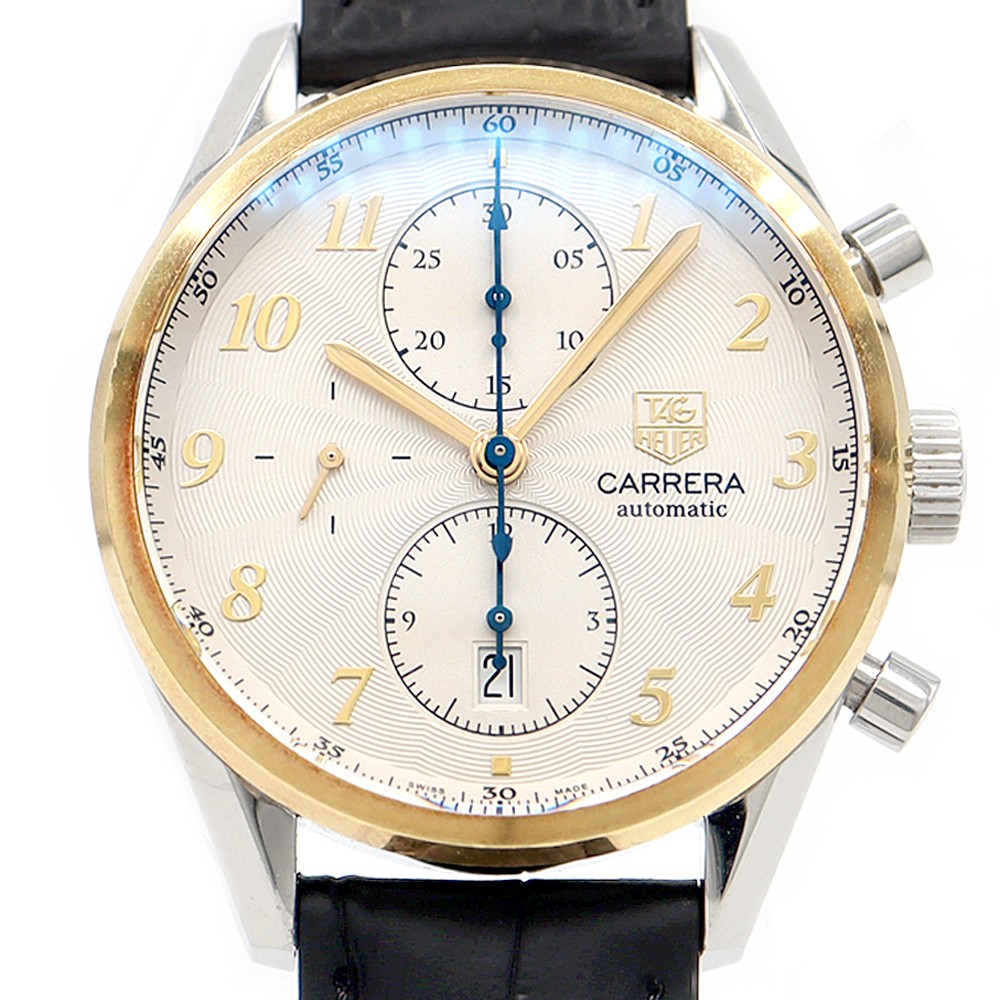 TAG Heuer Carrera Calibre 16 Heritage Chronograph Watch 100m Water Resistant