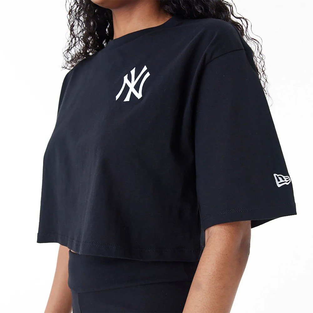 4800/634 New Era Baseball MLB New York Yankees T-Shirt Crop Donna Corta 60435318