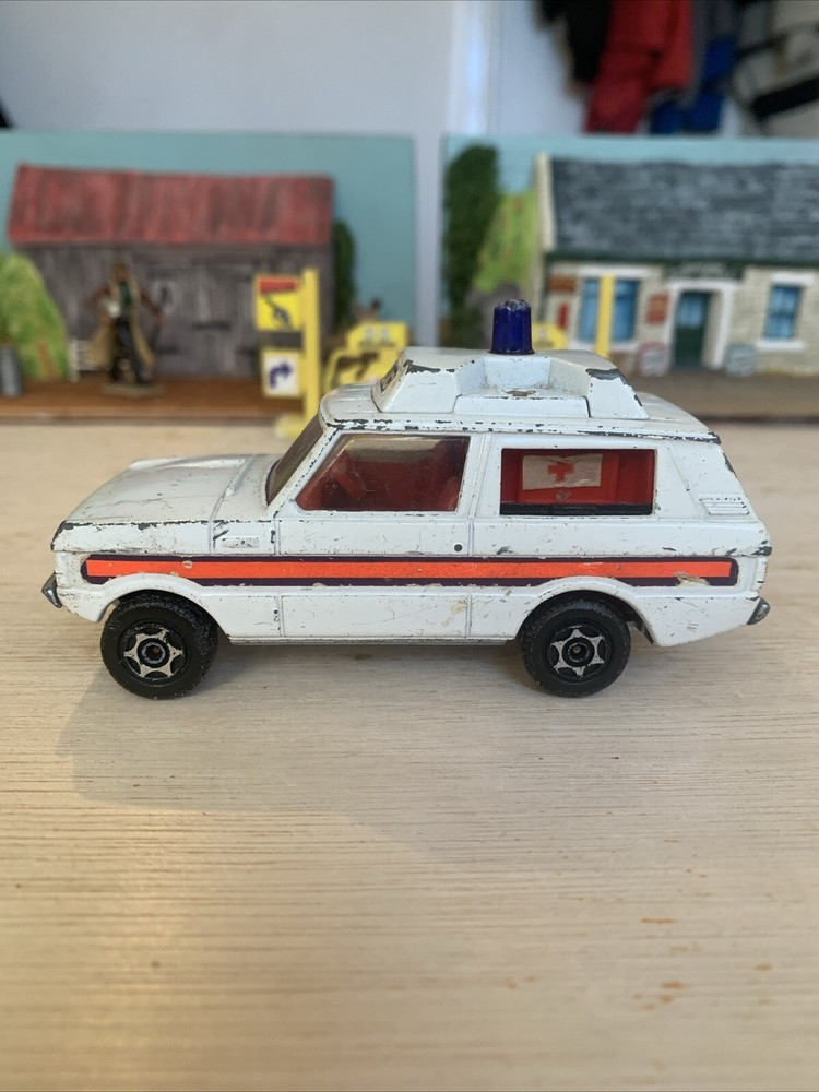 Vintage Corgi Whizzwheels Diecast Vigilant Range Rover Police Car Toy