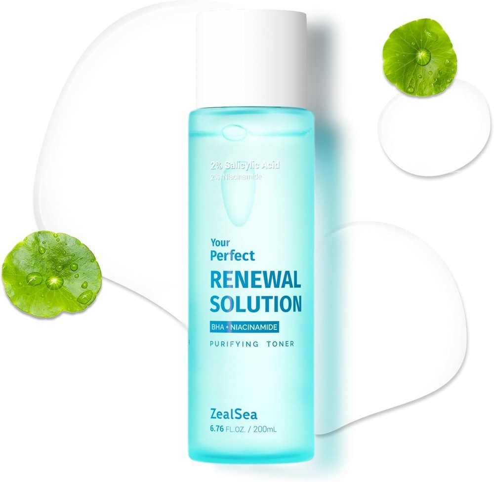 ZealSea Salicylic Acid Toner | BHA Blackhead Remover Pore Minimizer 6.76 oz