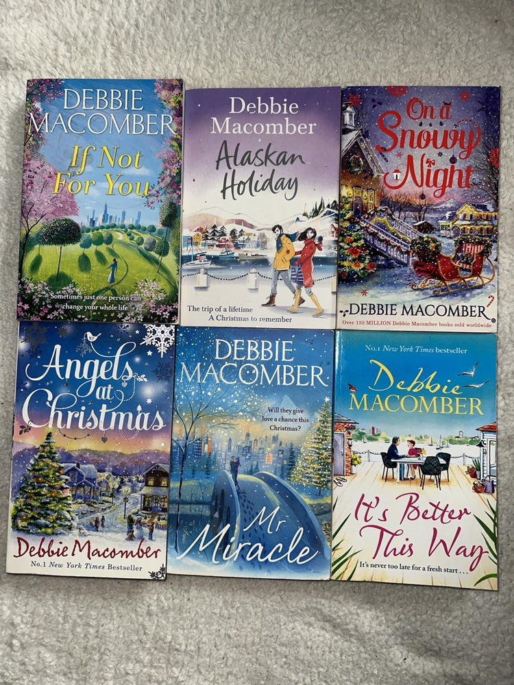 Debbie Macombe Book Bundle X 6, Romance, Love, Drama, Womens Fiction, (63)