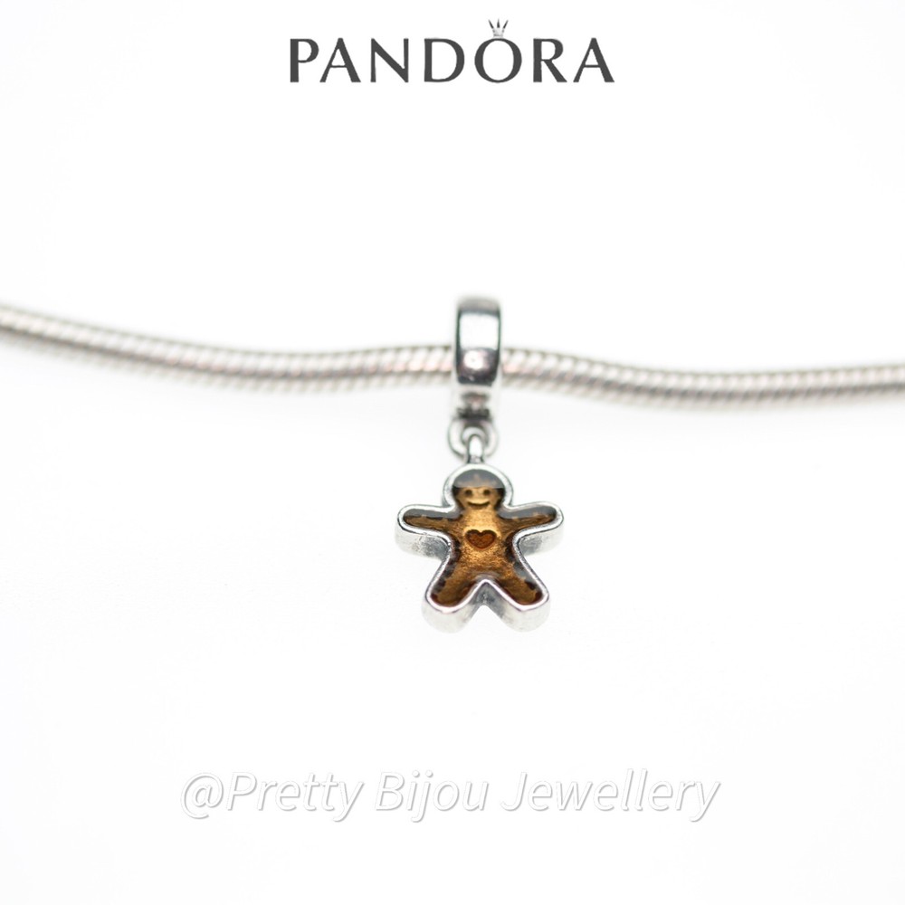 Pandora .925 Silver Gingerbread Man Dangle - 790997EN29