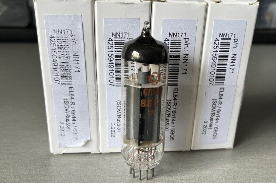 Tube Amp Doctor MATCHED QUAD NOS RUSSIAN EL84 EL-84 6BQ5 For Tube Amplifiers