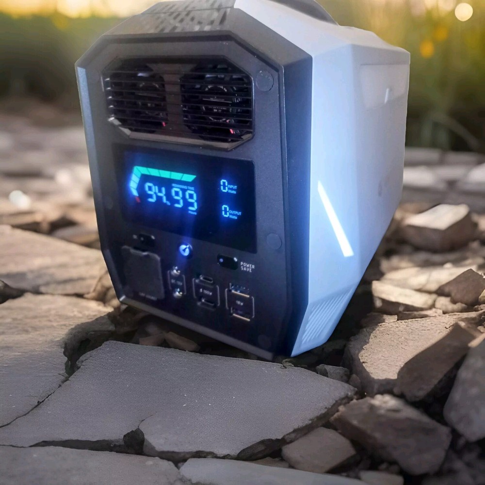 Volcan Portable Power Station, Solar Generator 512Wh/700W  Off-Grid Power