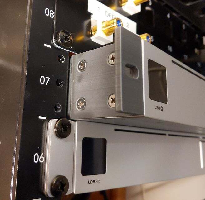 Replacement Rack Ears for Ubiquiti UniFi Network Switch / Dream Machine Pro