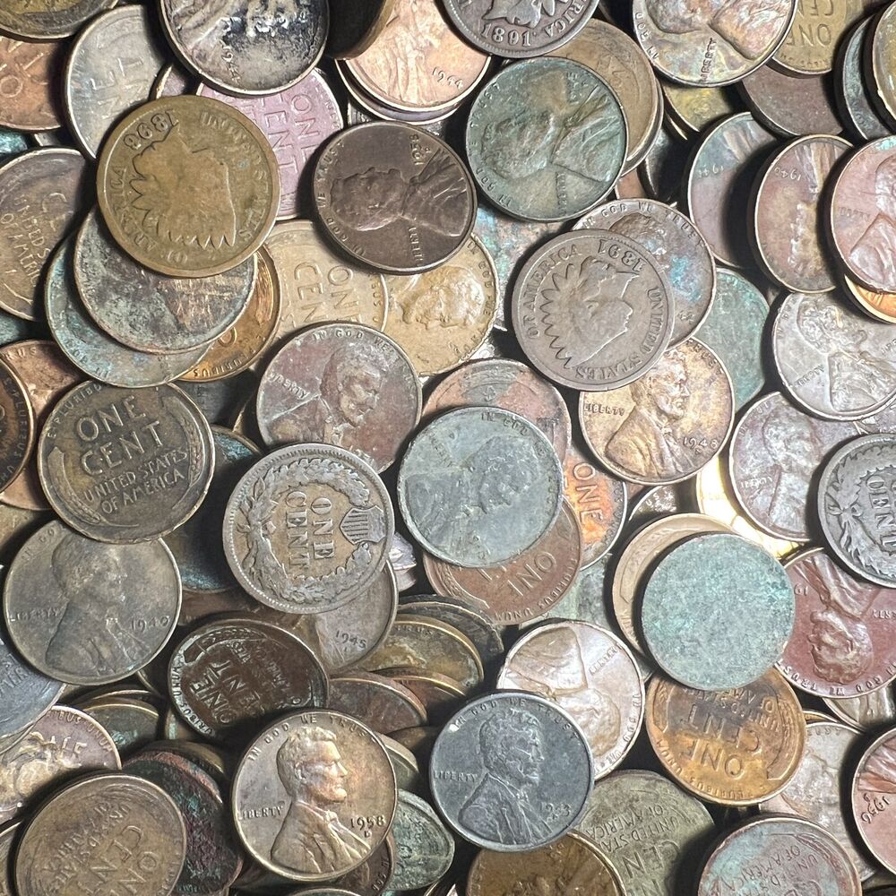 ONE POUND Indian Head Penny + Lincoln Wheat Penny Mixed Lot | LIQUIDATION SALE