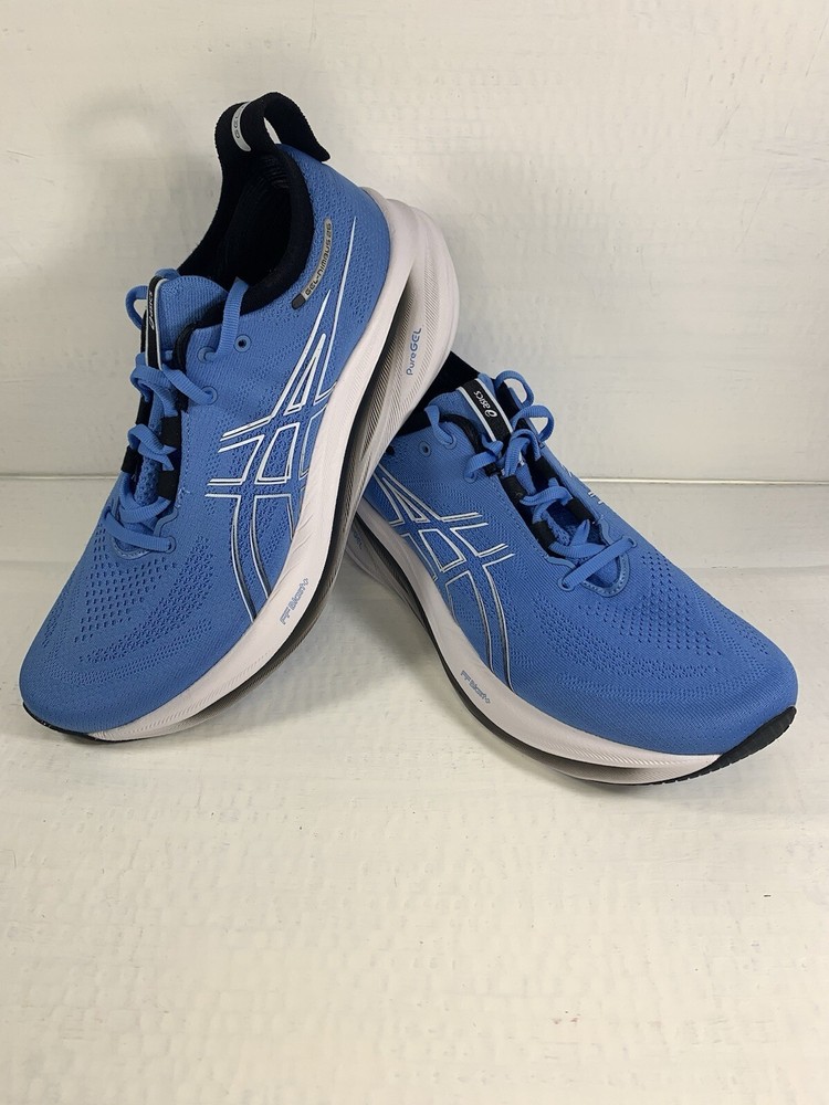 Size 9 - ASICS Gel Nimbus 26 (Blue/Black) Men's Running Shoes