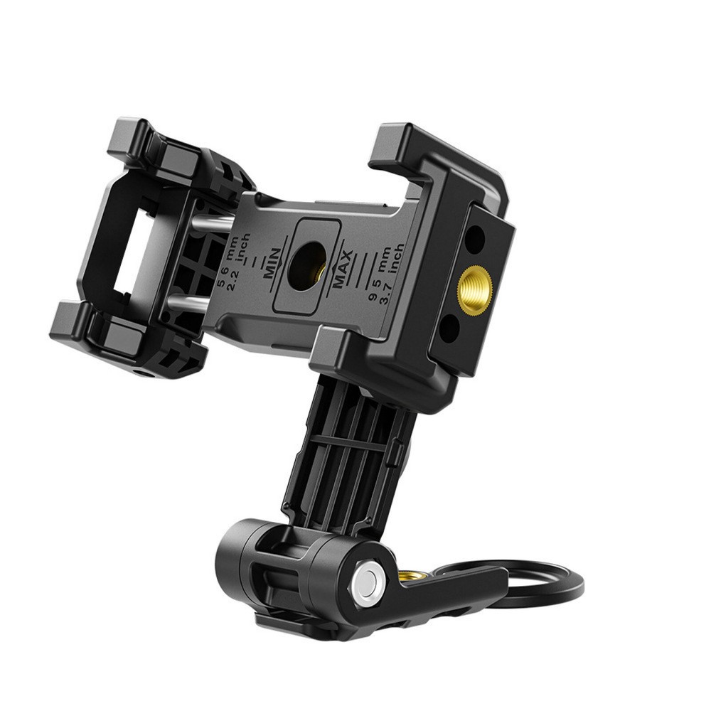 2.2in-3.7in Range Universal Microphone Mic Stand Mount Phone Holder Clip Holder