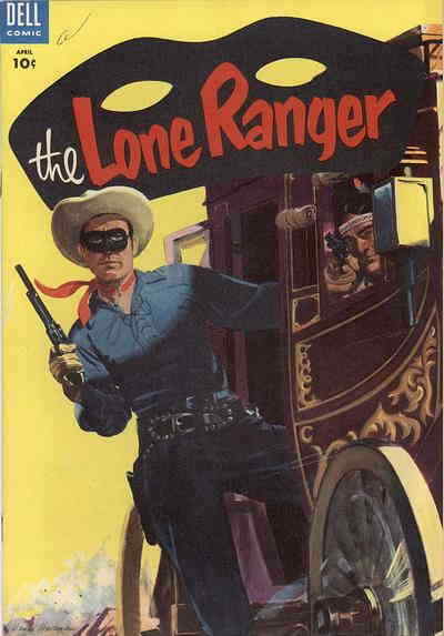 Lone Ranger, The (Dell) #82 FN; Dell | April 1955 western hero - we combine ship