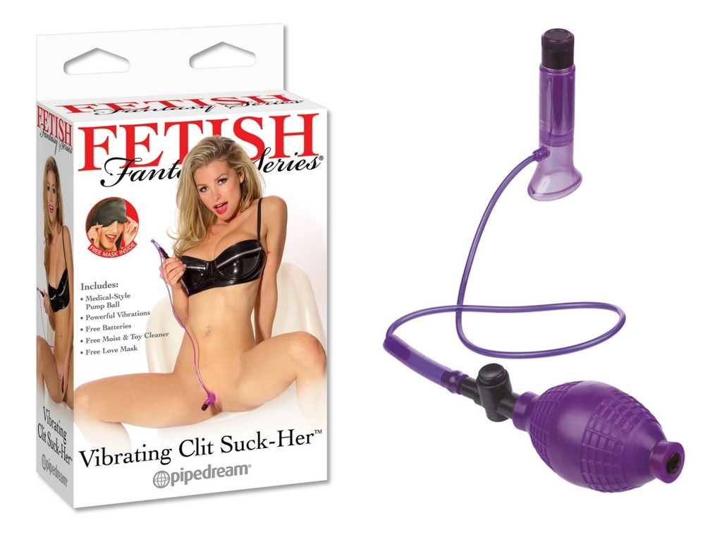 FETISH FANTASY VIBRATING CLIT SUPER SUCK-HER AND PUMP VIBE