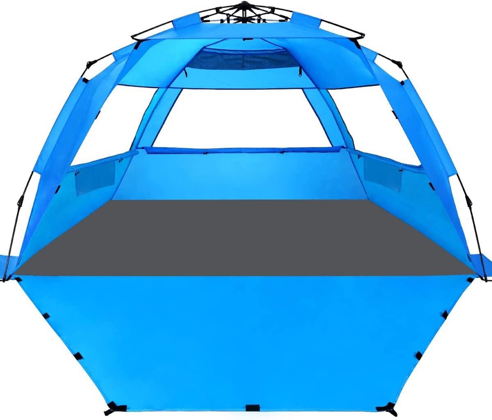 Deluxe XL Pop Up Beach Tent Sun Shade Shelter for 3-4 Person, UV Protection, ...