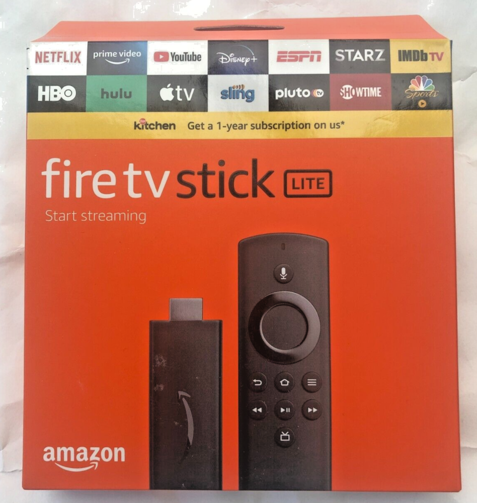 AMAZON FIRE TV STICK LITE w/ALEXA VOICE REMOTE NIB FACTORY SEALED  FAST SHIPPING-image