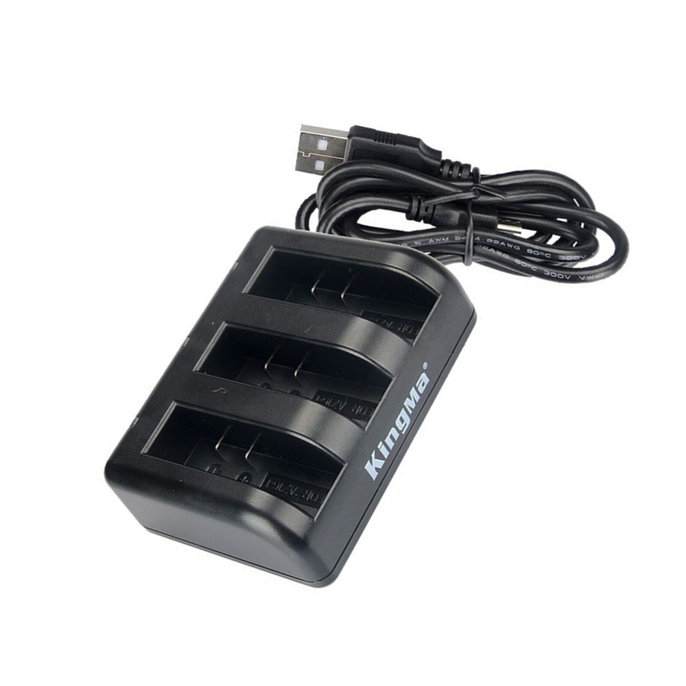 5V Charger Dock Stand With Micro USB Cable For Xiaomi Yi 4K II Action Camera S