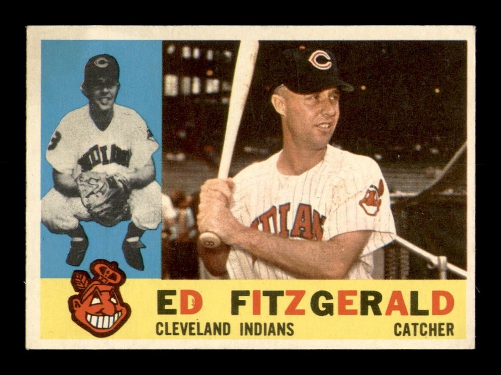 1960 Topps #423 Ed Fitz Gerald NM Vintage Baseball Card OBGcards