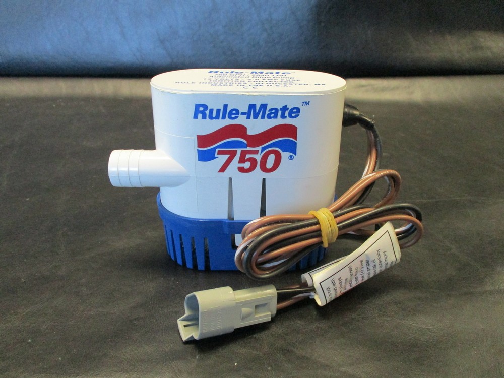 RULE-MATE 750 AUTOMATED BILGE PUMP 12V 750 GPH / 2840 LP RM750 MARINE BOAT-image