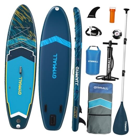 Paddle Board, Inflatable Stand Up SUP Paddle Boards for Adults & Youths of Navy