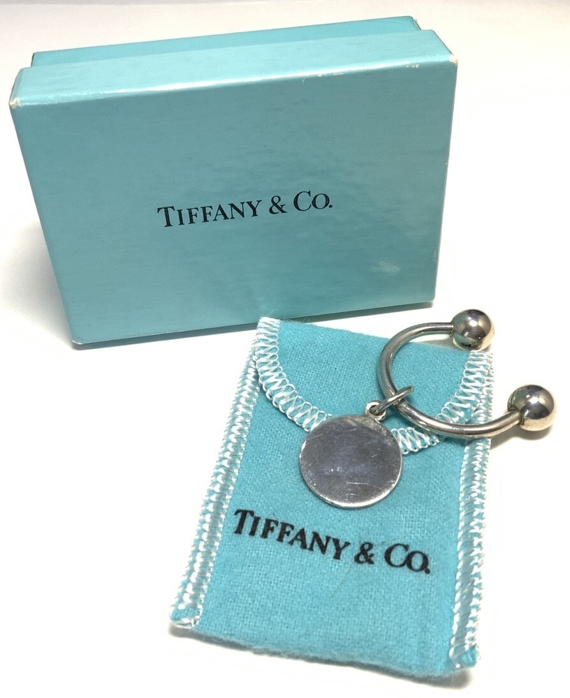 Tiffany & Co. Sterling Silver 925 Horseshoe Key Ring New in Box JC201