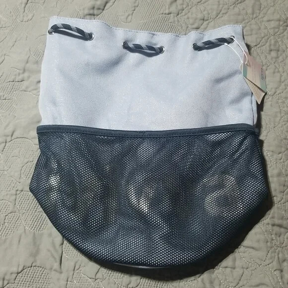 Lululemon IVIVVA Seek to Shine Blue Drawstring Bucket Backpack