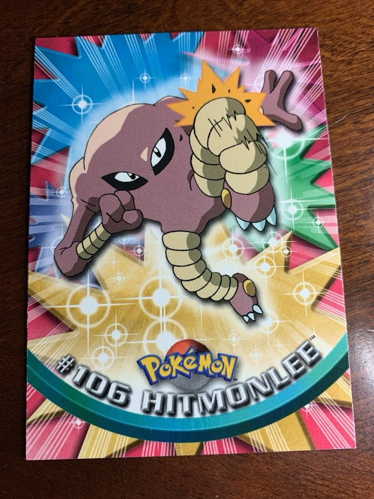 2000 Topps Pokemon TV Animation Series 2 #106 Hitmonlee FREE COMBINED SHIPPING