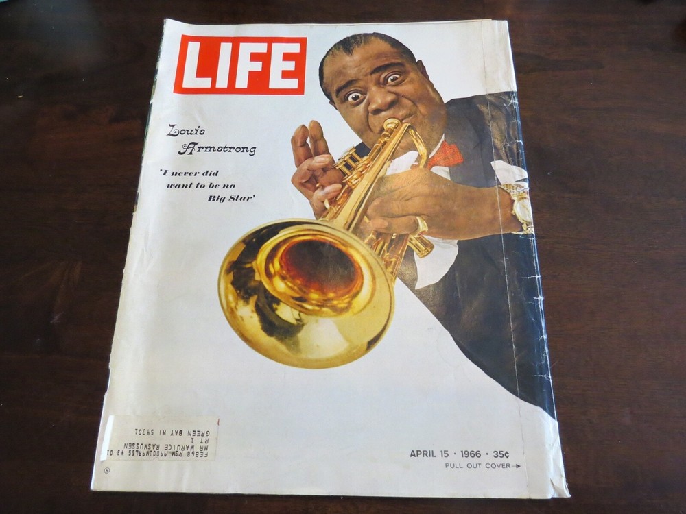 Life Magazines Louis Armstrong April 15, 1966