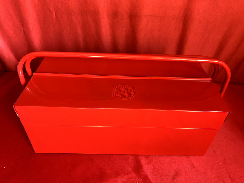 SUCK UK Portable BBQ Tool Box with Carry Handles 16