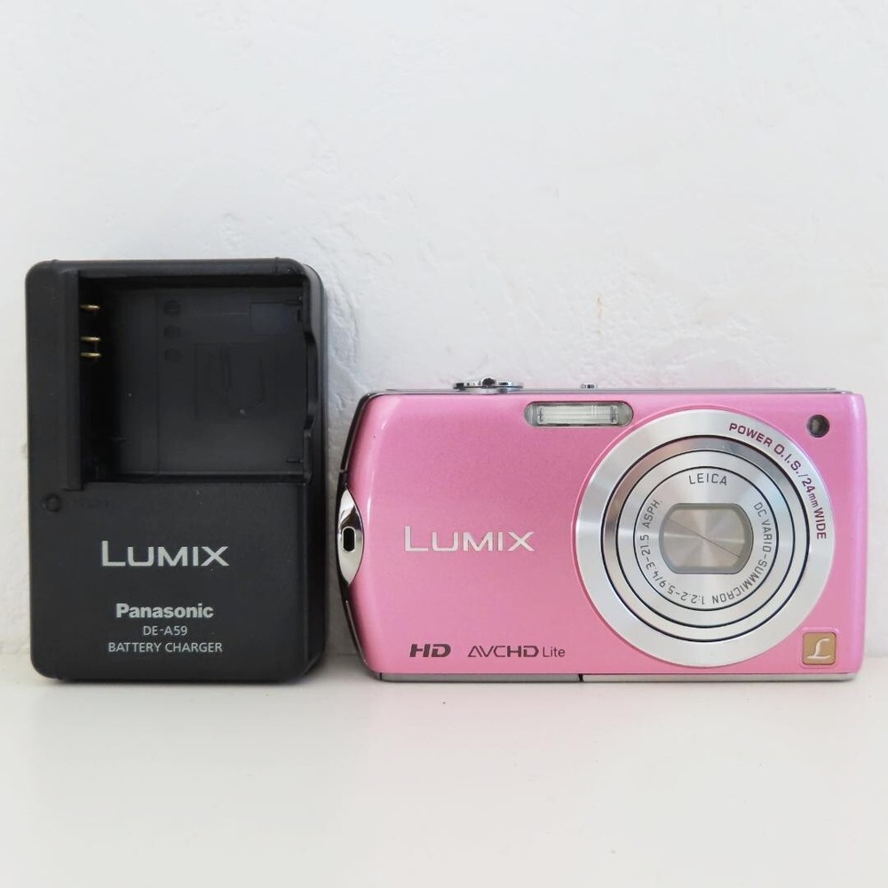 Panasonic Digital Camera Lumix FX Series DMC-FX70 Pink 14.1MP Compact Camera
