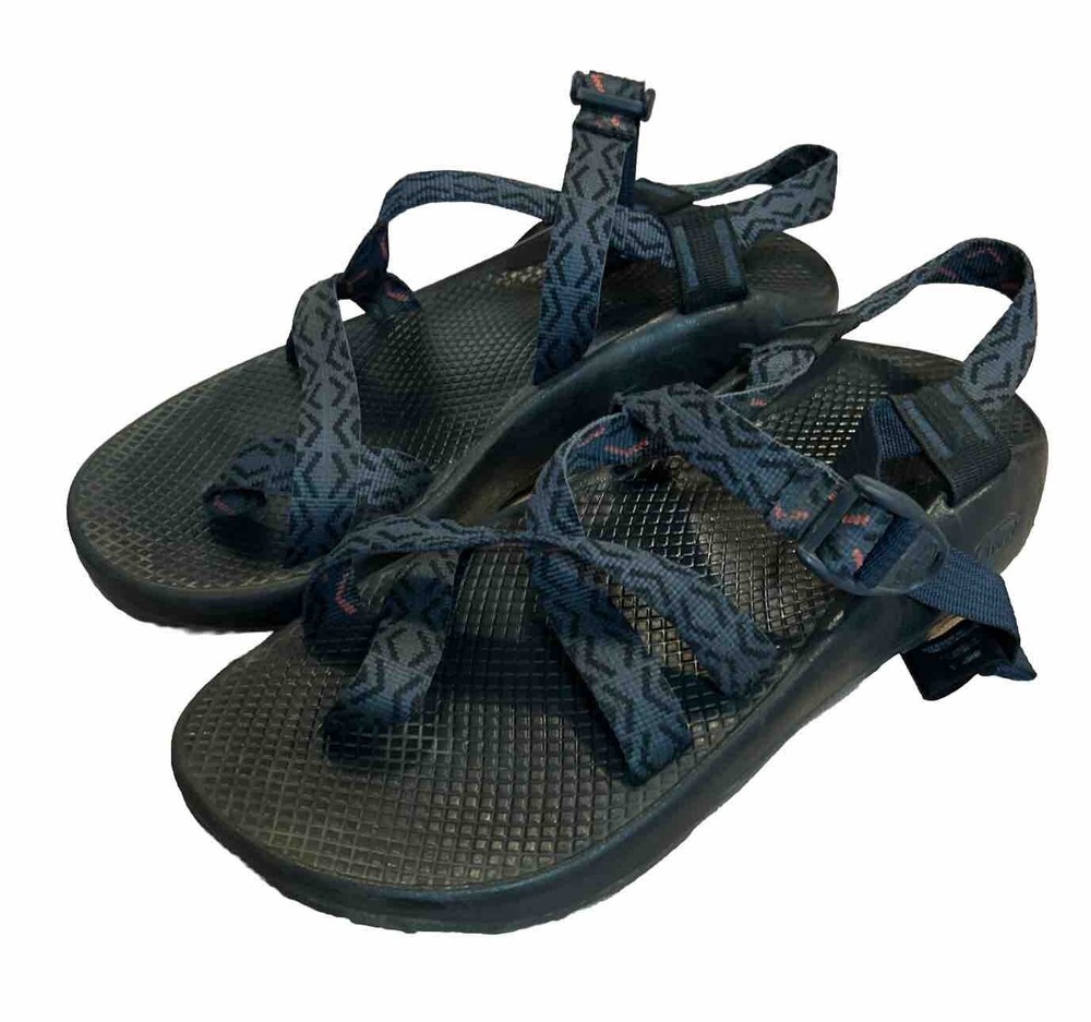 Chaco Mens Z2 Classic Size 9 Stepped Gray Black Gorecore Sport Sandal J106171