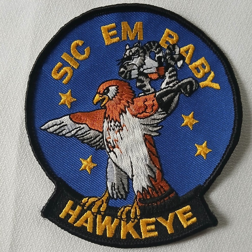 US Navy Hawkeye Patch SIC EM BABY Aircraft Carrier Crew
