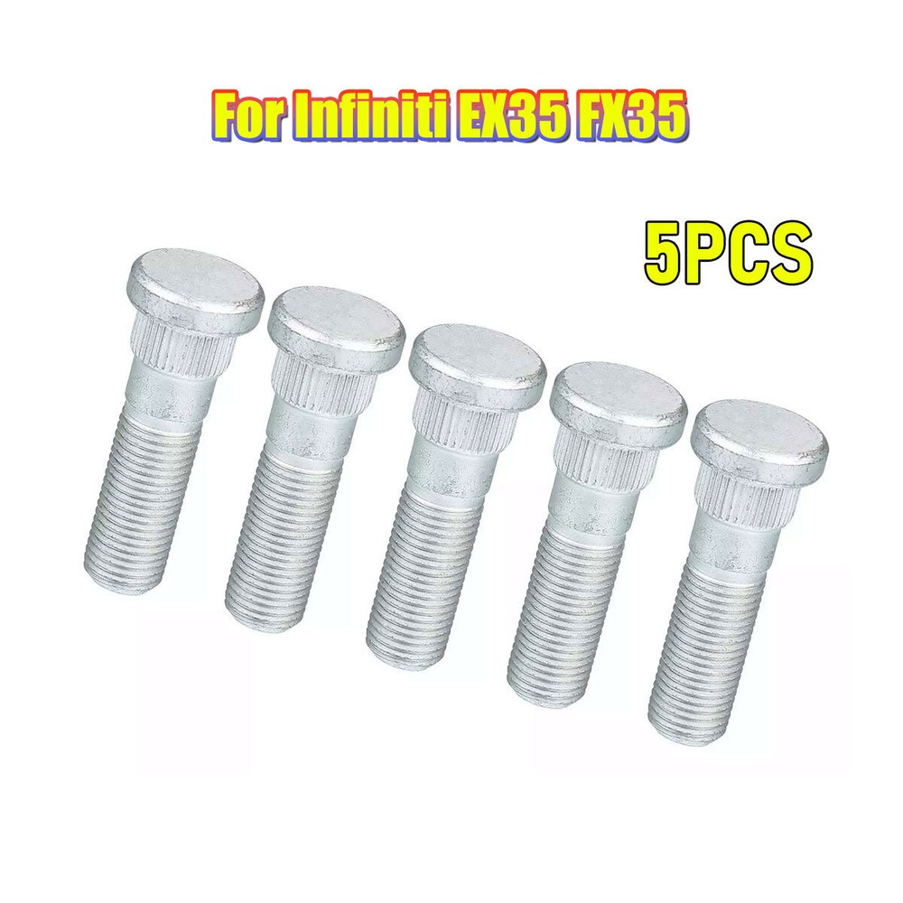 Pack (5)M12x1.25 Wheel Lug Bolts Wheel Stud For Infiniti EX35 FX35 4322270T00