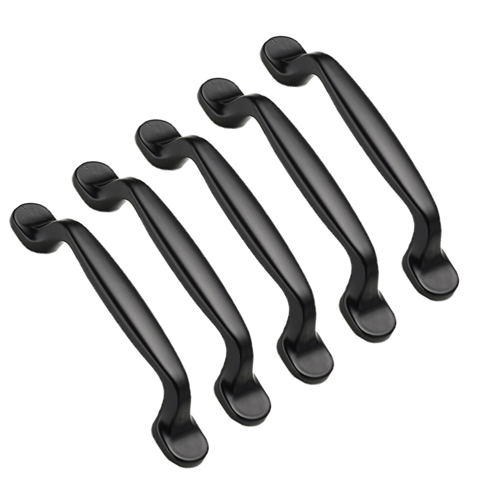 5pcs Durable Aluminium Alloy Drawer Handles for Practical Furniture Use