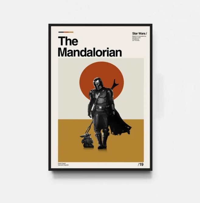 The Mandalorian Star Wars Poster Print for Fans and Collectors