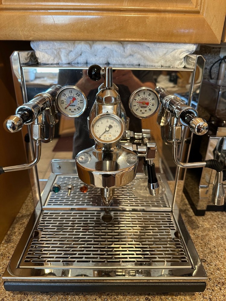 ECM Synchronika Espresso Machine with flow control