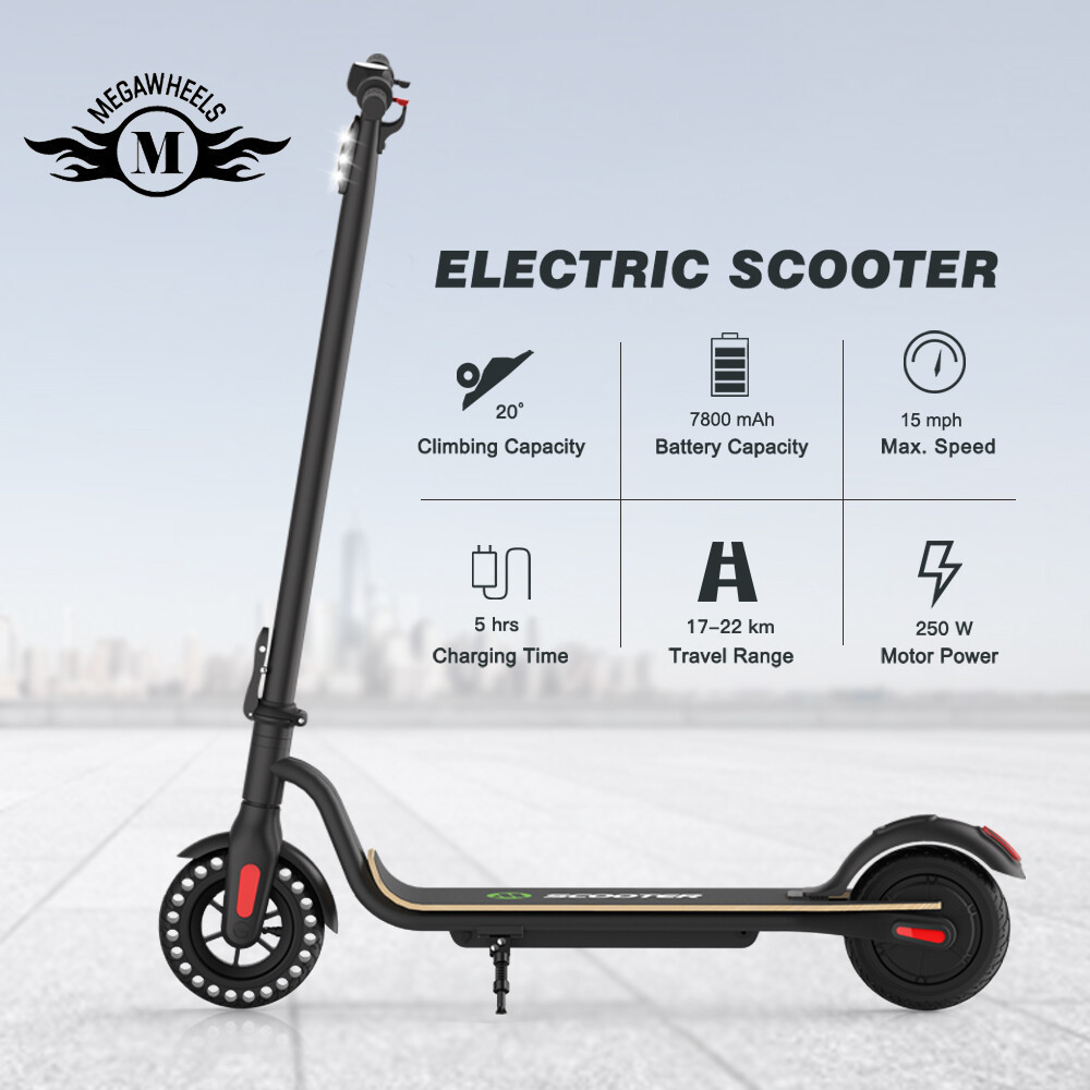 Electric Scooter Adult Folding E-Scooter 7.8AH Battery Long Range Fast Speed UK