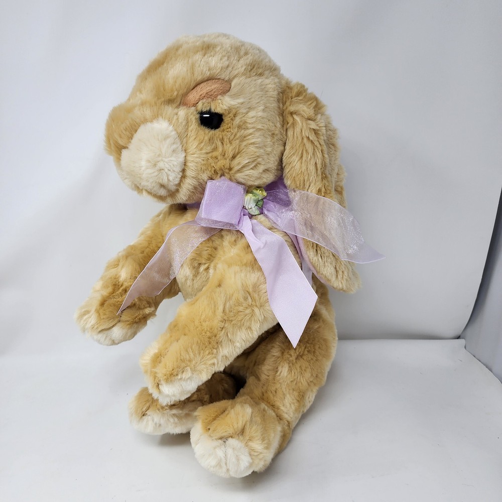 Large Brown Bunny Rabbit Bow Easter Commonwealth 16