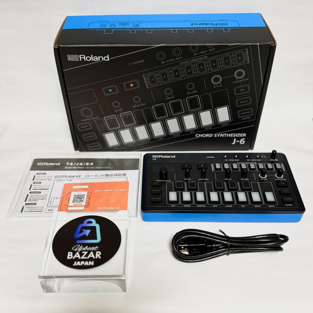 Roland AIRA Compact J-6 Chord Synthesizer W/Box Excellent Condition From Japan