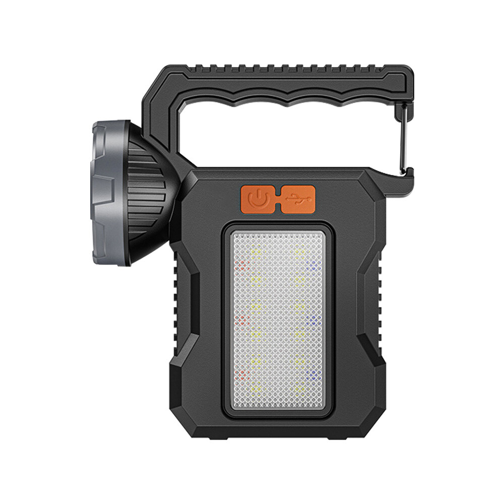 Portable Solar LED Flashlight Camping Tent Light Lantern Work Lamp Rechargeable