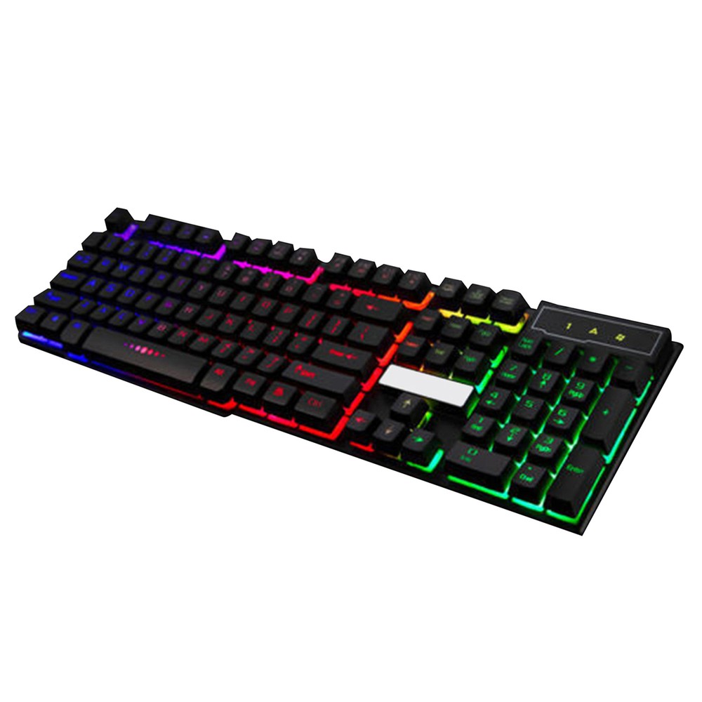 Mechanical Keyboard Match Easily Wear-resistant 104 Keys Rainbow Keyboards Abs