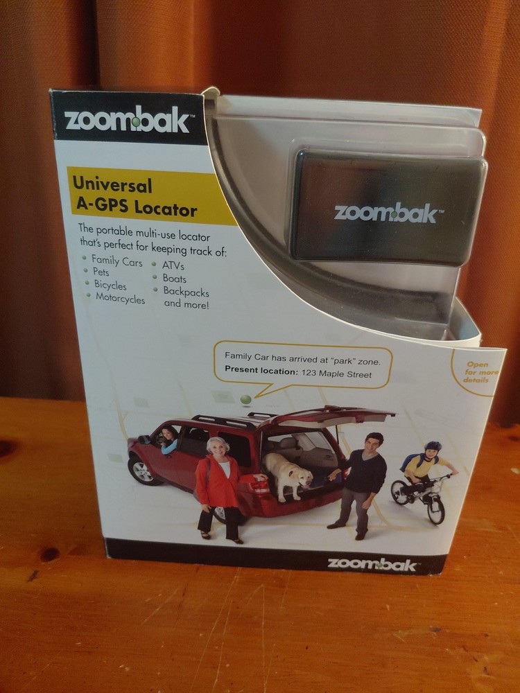 Zoombak 300 Universal A-GPS Tracker for Cars Boats Motorcycles ATVs