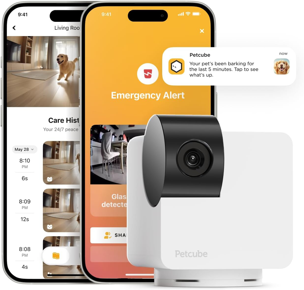 Cam 360 Camera Interactive Wifi Pet and Home Security Pan-Tilt Camera with Phone