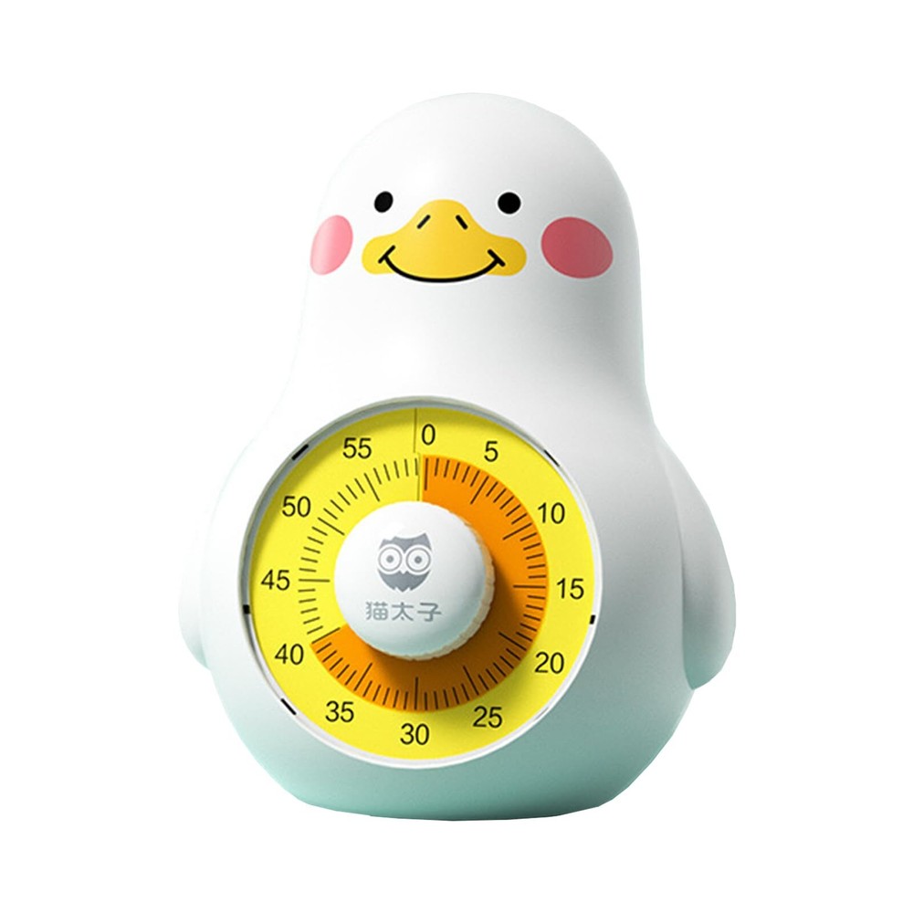Rechargeable 60-Minute Visual Countdown Timer for Kids Kitchen Office Use-image