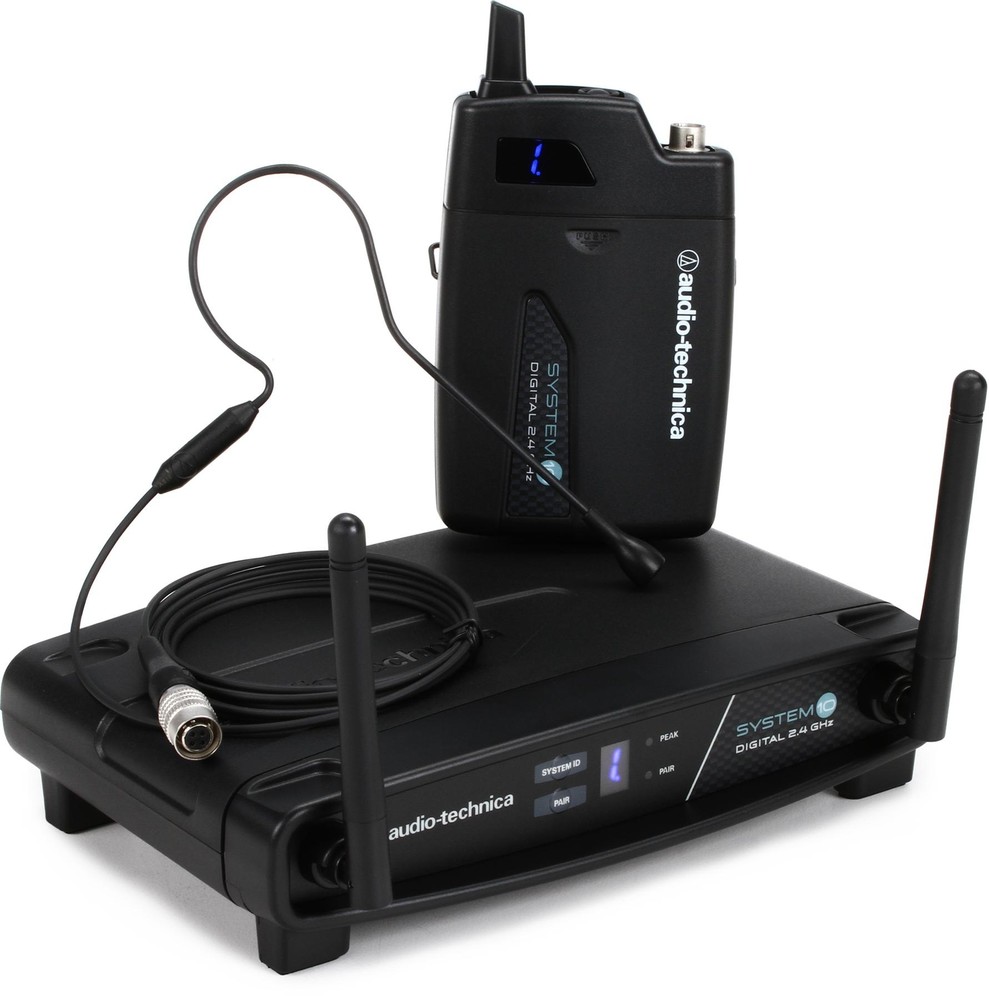 Audio-Technica ATW-1101/H92 Wireless Headworn Microphone System