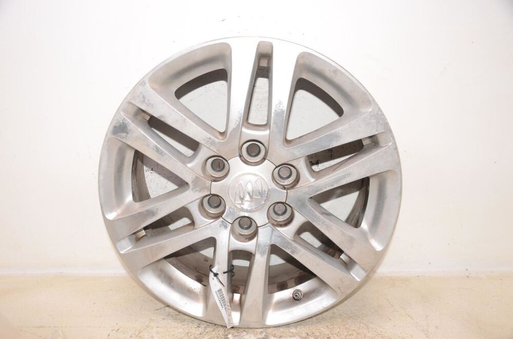 2008 2009 BUICK ENCLAVE 18x7.5 Bright Finish 6 Double Spoke Wheel Rim Opt QS6 91