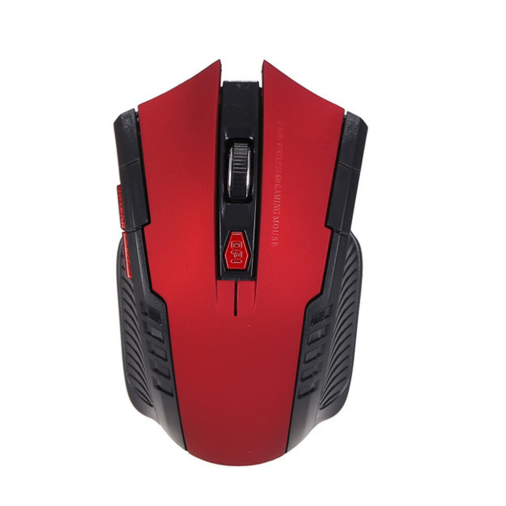 1PC 2.4GHz Wireless Optical Gaming Mouse with 6 Buttons USB Portable Design