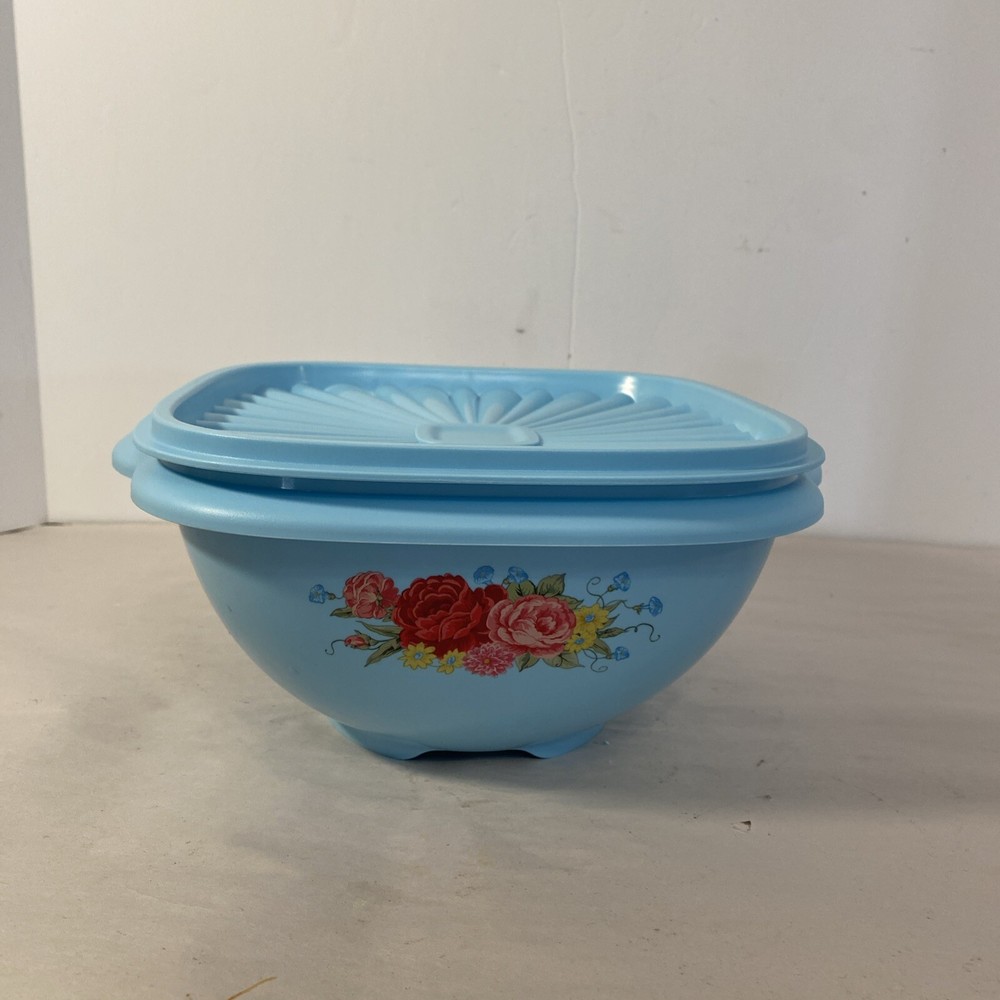 Pioneer Woman Sweet Rose Storage Bowl, Plastic