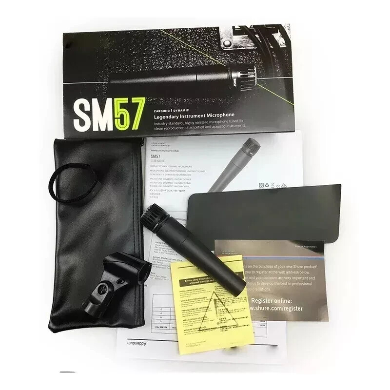 Shure SM57 Cardioid Dynamic Instrument Microphone free shipping