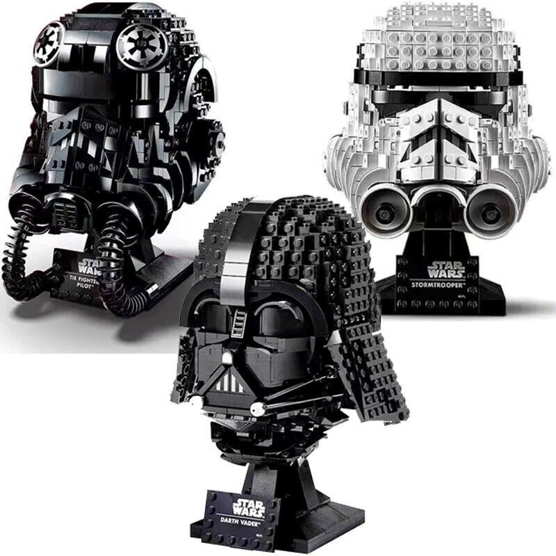 Stormtrooper Vader Tie Fighter Pilot Helmet 75276 Building Block Star Wars Toy