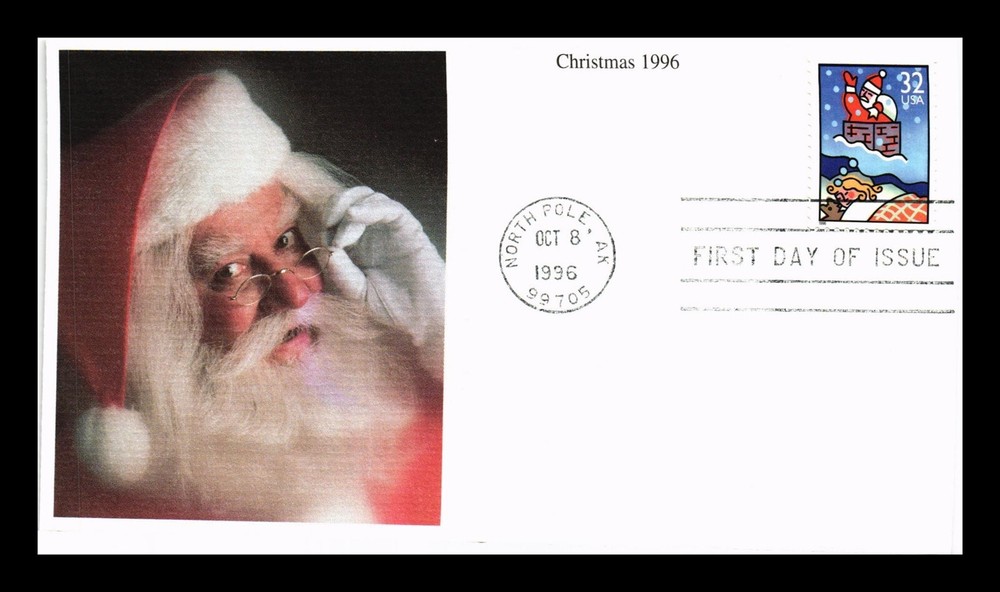 DR Jim Stamps US Christmas Santa Claus FDC Mystic Cachet Cover