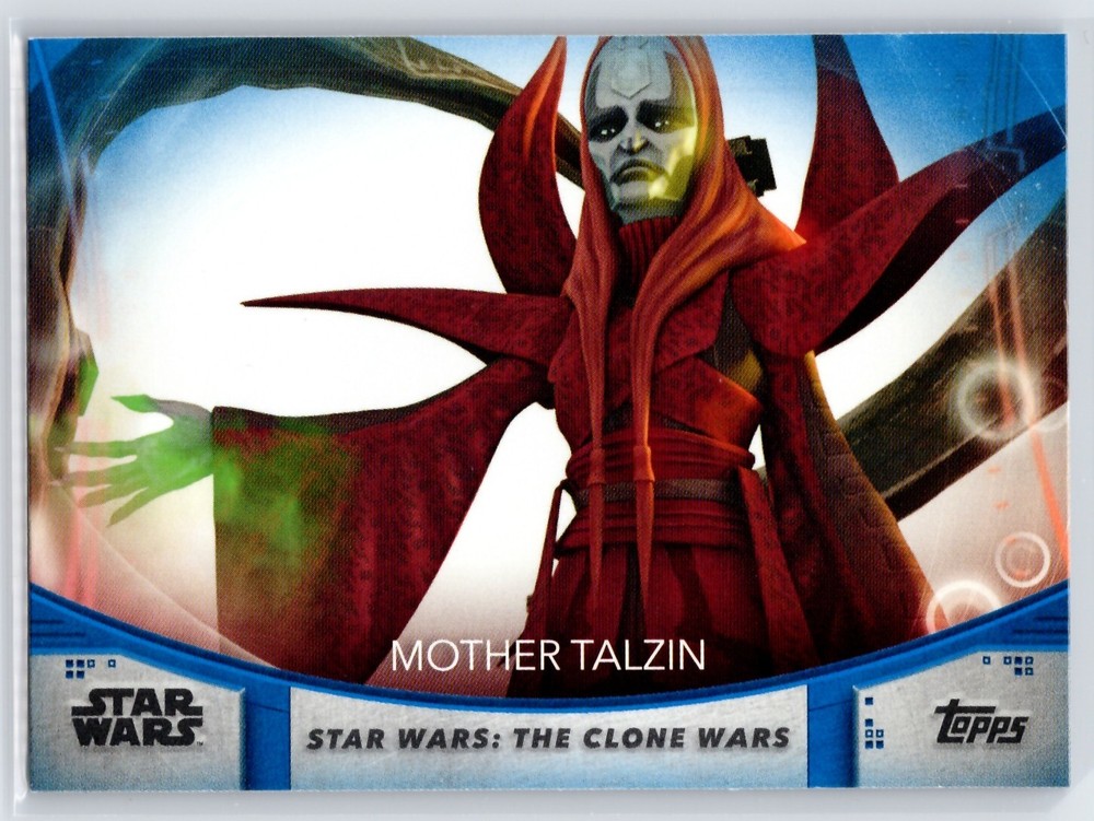 2020 Topps Women of Star Wars Blue #52 Featuring Mother Talzin
